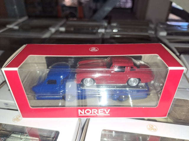 Mercedes-Benz Renntransporter + Mercedes-Benz SL 1955 1:64