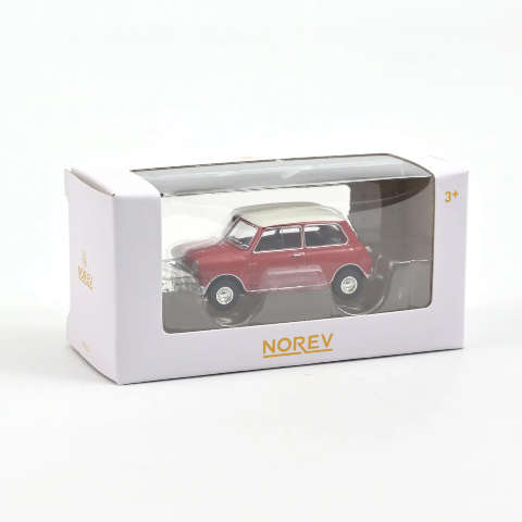 Mini Cooper S 1964 Tartan Red and White Roof 1:54