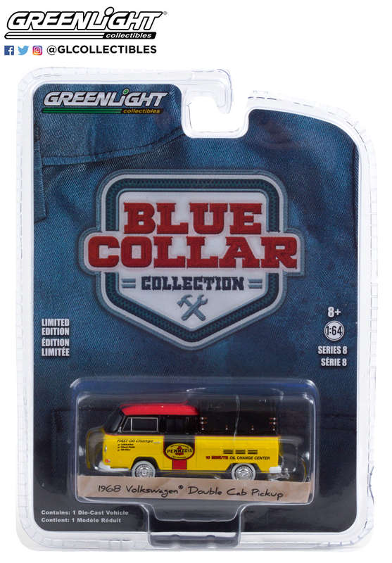 VW DOKA W/CANOPY BLUE COLLAR COLL S8 PENNZOIL OIL SHOP 6 OFF IN BOX, DIECAST COLLECTABLES
