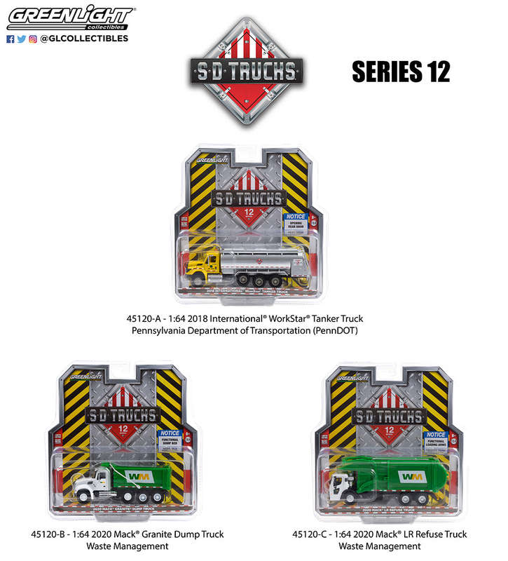 S.D. TRUCKS SERIES 12 6 OFF IN BOX 1/64, DIECAST COLLECTABLES