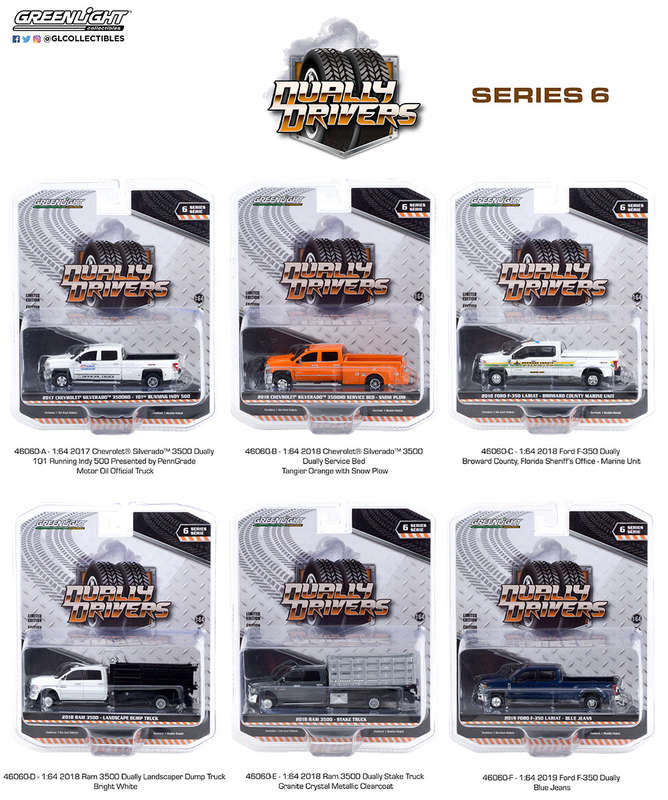DUALLY DRIVERS SERIES 6 6 OFF IN BOX  1/64, DIECAST COLLECTABLES