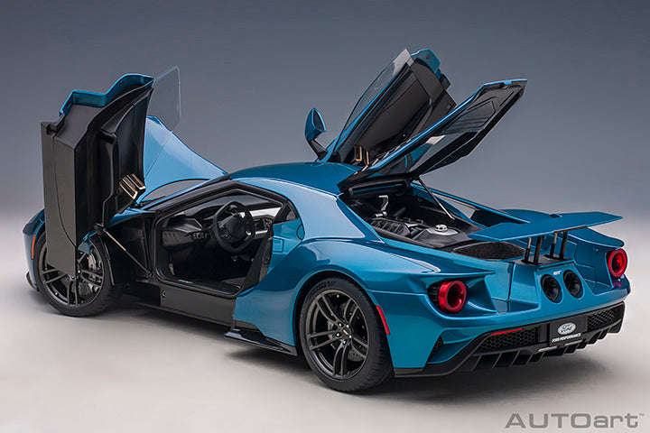 FORD GT LIQUID BLUE 2017 1/12