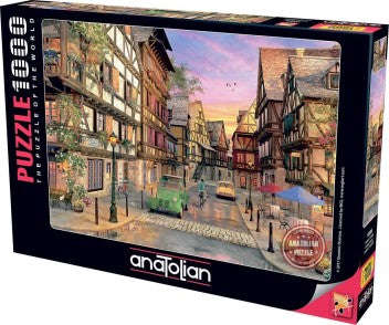 COLMAR STREET 1000 PIECES,JIGSAW PUZZLE,ADULT PUZZLES, ANATOLIAN