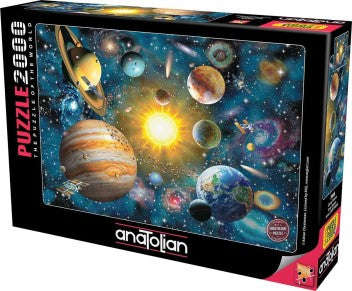 SOLAR SYSTEM 2000 PIECES,JIGSAW PUZZLE,ADULT PUZZLES, ANATOLIAN