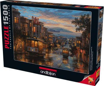 CABLE CAR HEAVENS 1500 PIECES,JIGSAW PUZZLE,ADULT PUZZLES, ANATOLIAN