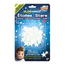 GLOW-IN-THE-DARK 3D STARS EDUCATIONAL,TEACHER HOME SCHOOL, LEARNING
