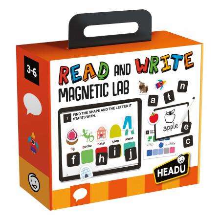 READ AND WRITE MAGNETIC LAB;EDUCTIONAL PUZZLE, TEACHER HOMESCHOOL SUPPLIES;  TODDLER LEARNING TOY...
