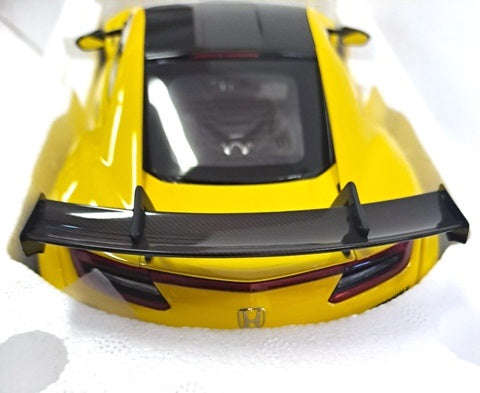 HONDA NSX CUSTOMIZED CAR YELLOW 1/18, DIECAST COLLECTABLES