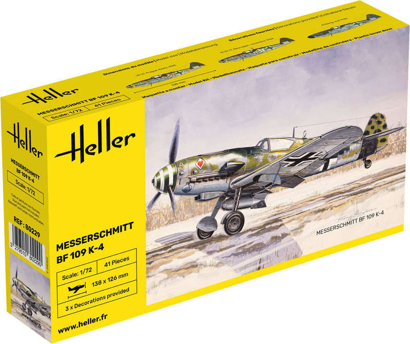 Messerschmitt Bf 109 K-4 1/72, PLASTIC SCALE MODEL