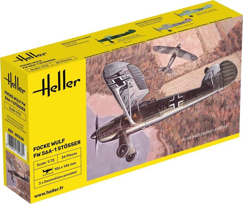 Focke Wulf Stosser 1/72, PLASTIC SCALE MODEL