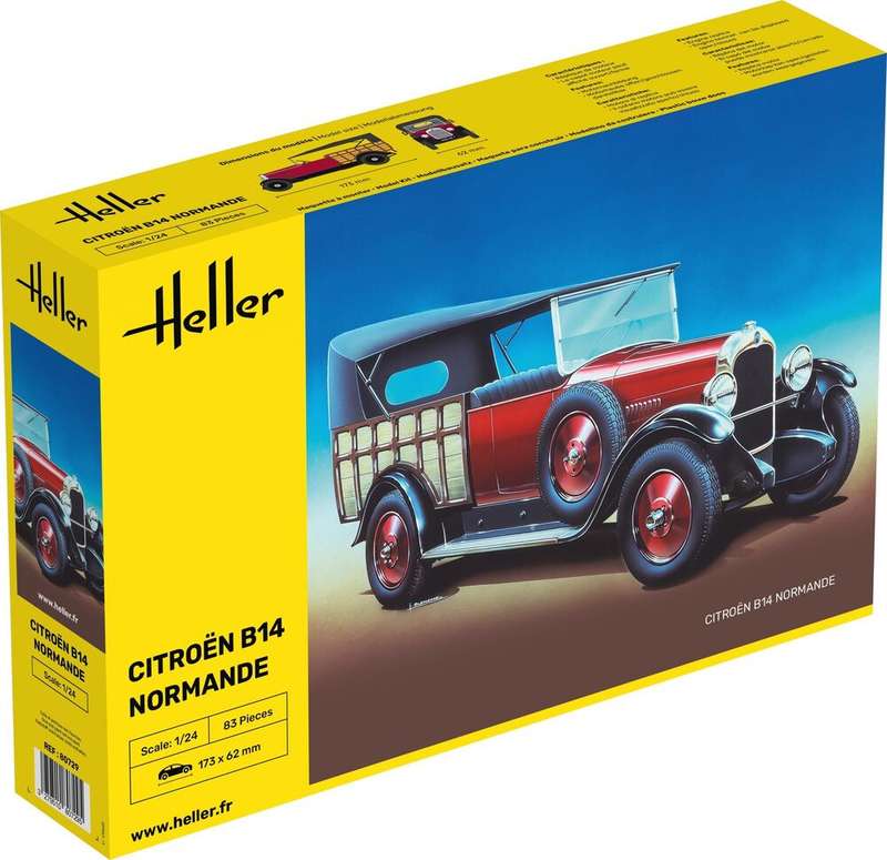 Citroen B14 Normande 1/24, PLASTIC SCALE MODEL
