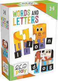 WORDS AND LETTERS; EDUCTIONAL PUZZLE, TEACHER HOMESCHOOL SUPPLIES;  TODDLER LEARNING TOYS;  BIRTHDAY