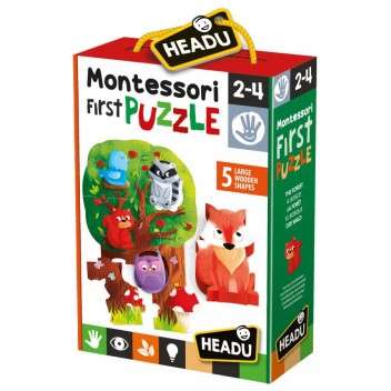 MONTESSORI FIRST PUZZLE THE FOREST;EDUCTIONAL PUZZLE, TEACHER HOMESCHOOL SUPPLIES;  TODDLER LEARN...