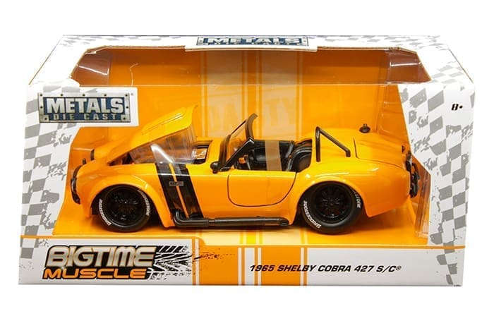 SHELBY COBRA 427 S/C BIGTIME MUSCLE ORANGE 1965 1/24