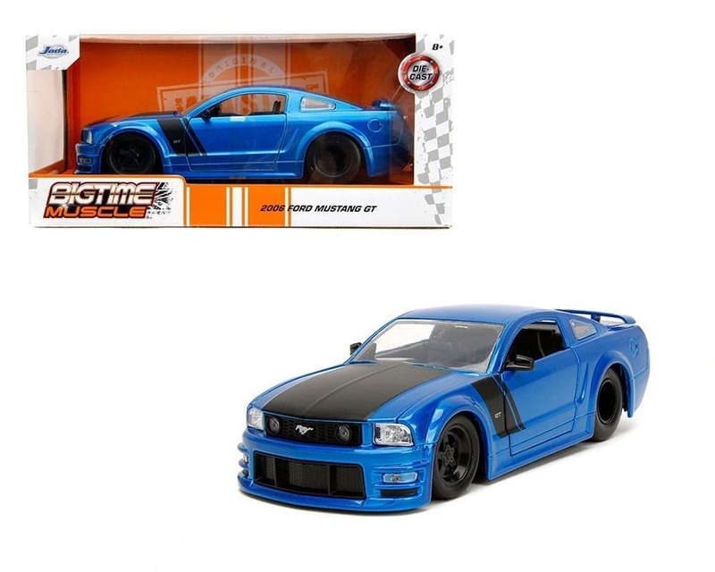 JADA FORD MUSTANG GT BIGTIME MUSCLE BLUE 2006 1/24
