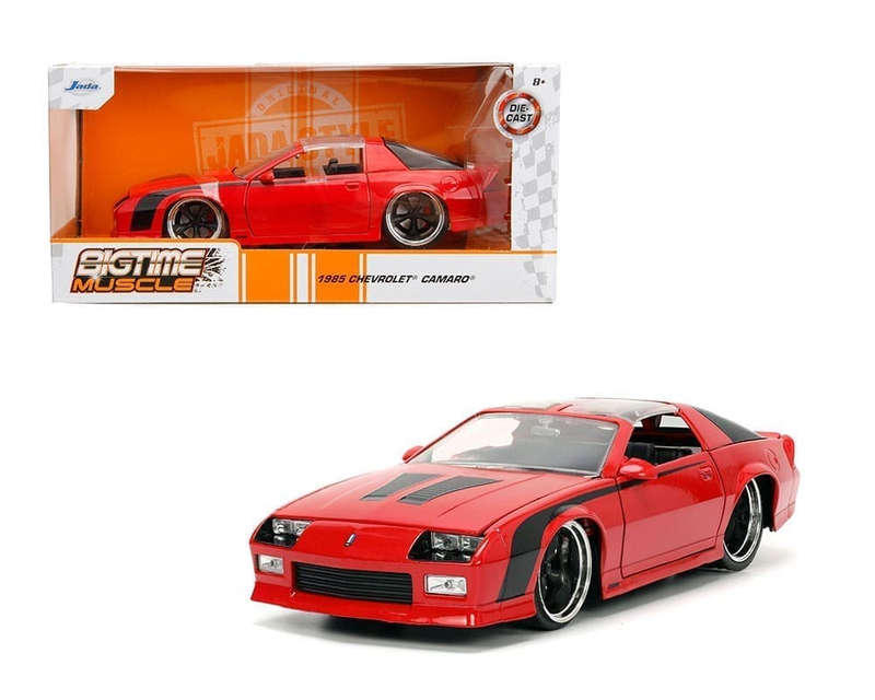 JADA CHEVROLET CAMARO BIGTIME MUSCLE RED 1985 1/24