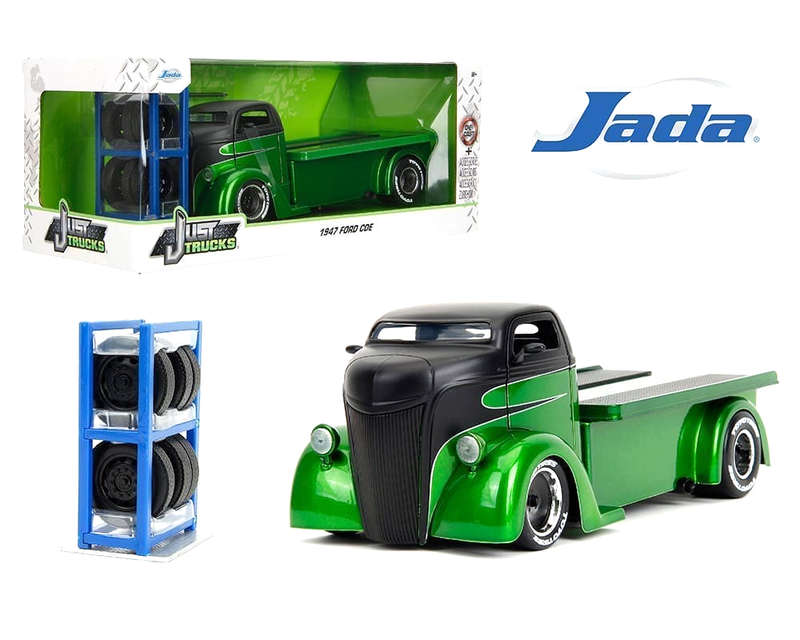 JADA-FORD COE JT RACK & WHEEL SWOP CANDY GRN/ MATT BLK  1947 1/24