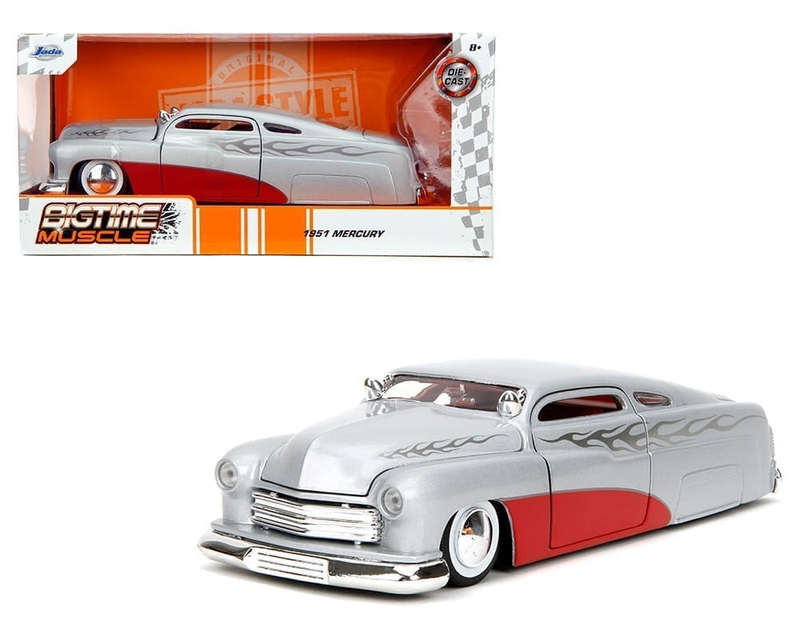 JADA-MERCURY BIGTIME MUSCLE SILVER/RED 1951 1/24