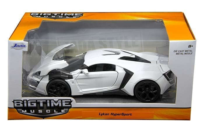 JADA-LYKAN HYPERSPORT  BIGTIME MUSCLE WHITE 1/24