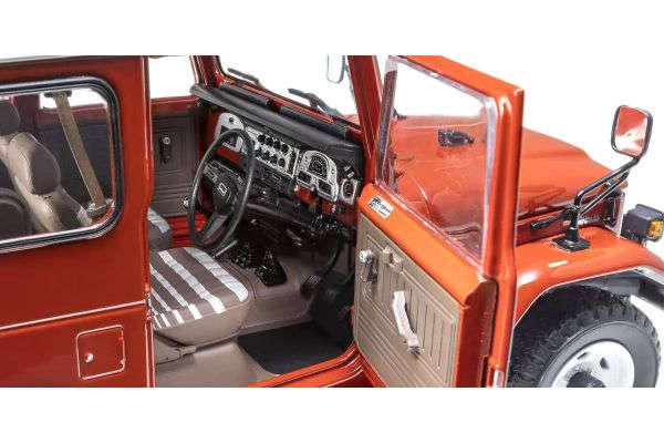 TOYOTA LAND CRUISER 40 VAN RED 1/18, DIECAST COLLECTABLES