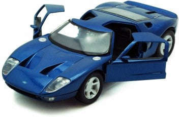 FORD GT CONCEPT BLUE 1/24, DIECAST CAR, COLLECTABLE CAR.