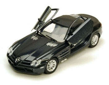 MERCEDES-BENZ SLR MCLAREN BLACK 1/24, DIECAST CAR, COLLECTABLE CAR.
