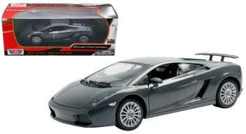 LAMBORGHINI GALLARDO SUPERLEGGERA MET BLACK 1/24, DIECAST CAR, COLLECTABLE CAR.