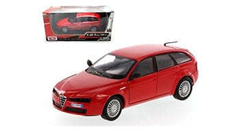 ALFA ROMEO 159 SW RED 1/24, DIECAST CAR, COLLECTABLE CAR.