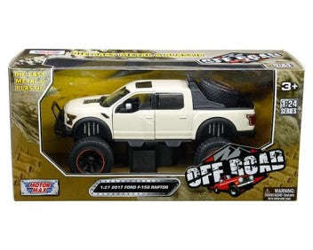 FORD F-150 RAPTOR OFF ROAD CASHMERE 2017 1/24, DIECAST CAR, COLLECTABLE CAR.