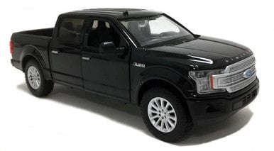 FORD F-150 LIMITED CREW CAB BLACK 2019 1/27, DIECAST CAR, COLLECTABLE CAR.
