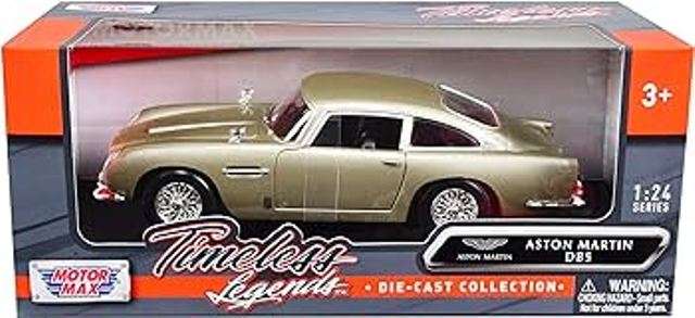 ASTON MARTIN DB5 GOLD 1/24, DIECAST CAR, COLLECTABLE CAR.