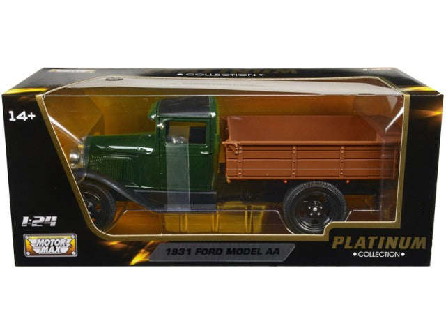 FORD MODEL AA  GREEN 1931 1/24, DIECAST CAR, COLLECTABLE CAR.