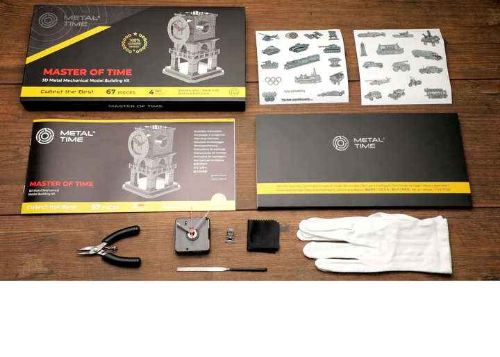 MASTER OF TIME MECH MODELOF CLOCK TOWER 67 PARTS