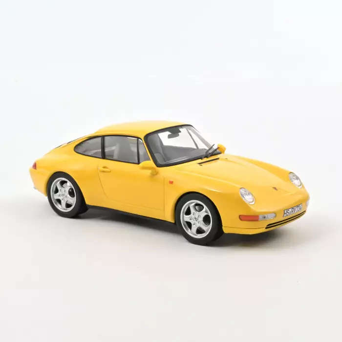 Porsche 911 Carrera 1994 - Yellow, DIECAST CAR, COLLECTABLE CAR.