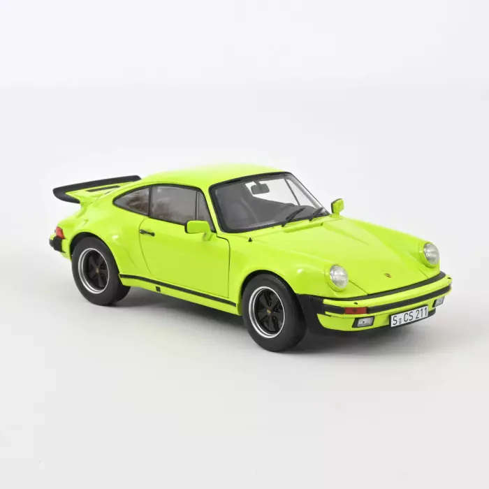 Porsche 911 Turbo 3,0 1976 Light green 1:18, DIECAST CAR, COLLECTABLE CAR.
