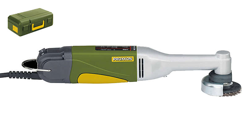 LONGNECK  ANGLE GRINDER 220V + BOX HOBBY TOOL, ARTS AND CRAFTS, MINIATURE MODEL BUILDING, PROXXON...