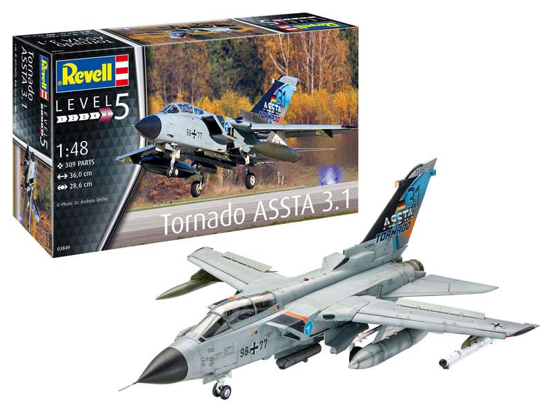 TORNADO ASSTA 3.1 1/48, PLASTIC SCALE MODEL KIT