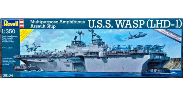 USS WASP CLASS 1/350, PLASTIC SCALE MODEL KIT
