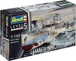 HMCS SNOWBERRY FLOWER CLASS CORVETTE (EARLY) 1/144, PLASTIC SCALE MODEL KIT