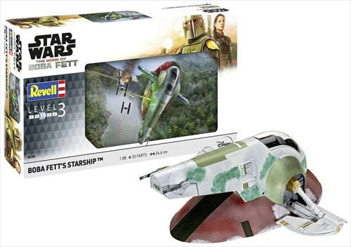 BOBA FETT'S STARSHIP 1/88, PLASTIC SCALE MODEL KIT