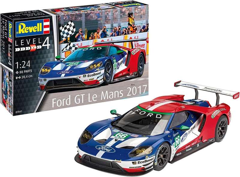 FORD GT LE MANS 1/24, PLASTIC SCALE MODEL KIT