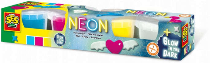 NEON AND GLOW IN THE DARK PLAY DOUGH EDUCATIONAL,TEACHER HOME SCHOOL, LEARNING