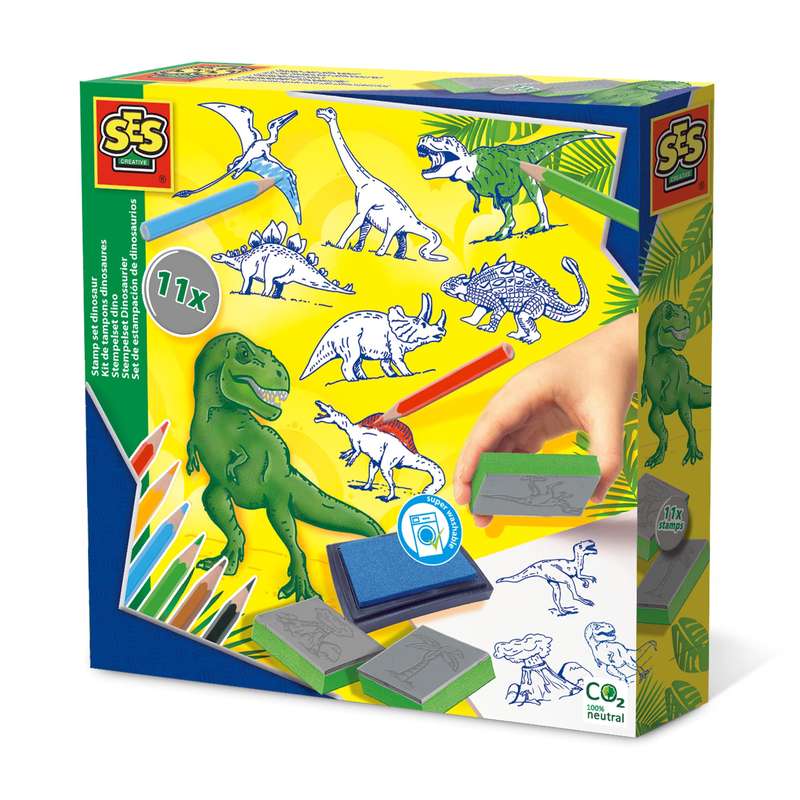 STAMP SET DINOSAUR EDUCATIONAL,TEACHER HOME SCHOOL, LEARNING
