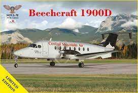 Beechcraft 1900D ( Central Mountain Air) 1:72, PLASTIC MODEL KIT.