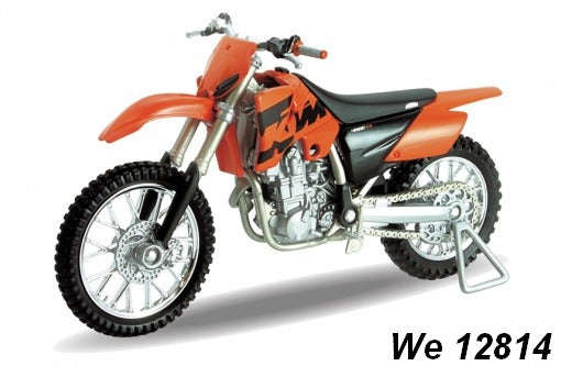 KTM 450 SX RACING ORANGE/BLK  1/18, DIECAST MOTORBIKE, COLLECTABLE MOTORCYCLE.