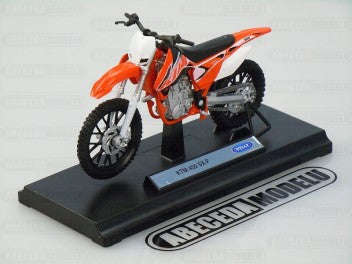 KTM 450 SX-F ORANGE/BLK  1/18, DIECAST MOTORBIKE, COLLECTABLE MOTORCYCLE.