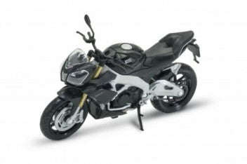 APRILIA TUONO V4 BLACK  1/18, DIECAST MOTORBIKE, COLLECTABLE MOTORCYCLE.
