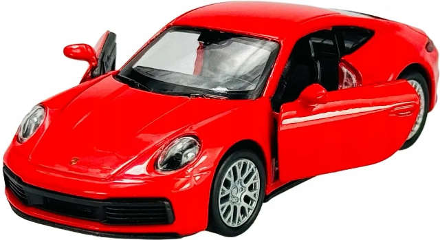 PORSCHE 911 CARRERA 4S PULLBACK  RED  1/35