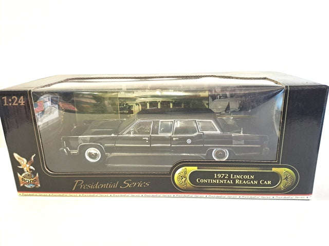 LINCOLN CONTINENTAL REAGAN CAR 1972 1/24 WITH FLAGS