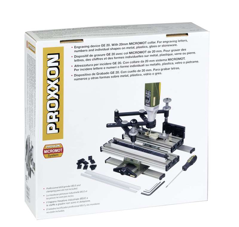 ENGRAVING DEVICE GE 20 WITH STENCIL A-Z AND 0-9 AND CUTTERS 0.5MM ANSD 1MM, ARTS AND CRAFTS, MINI...